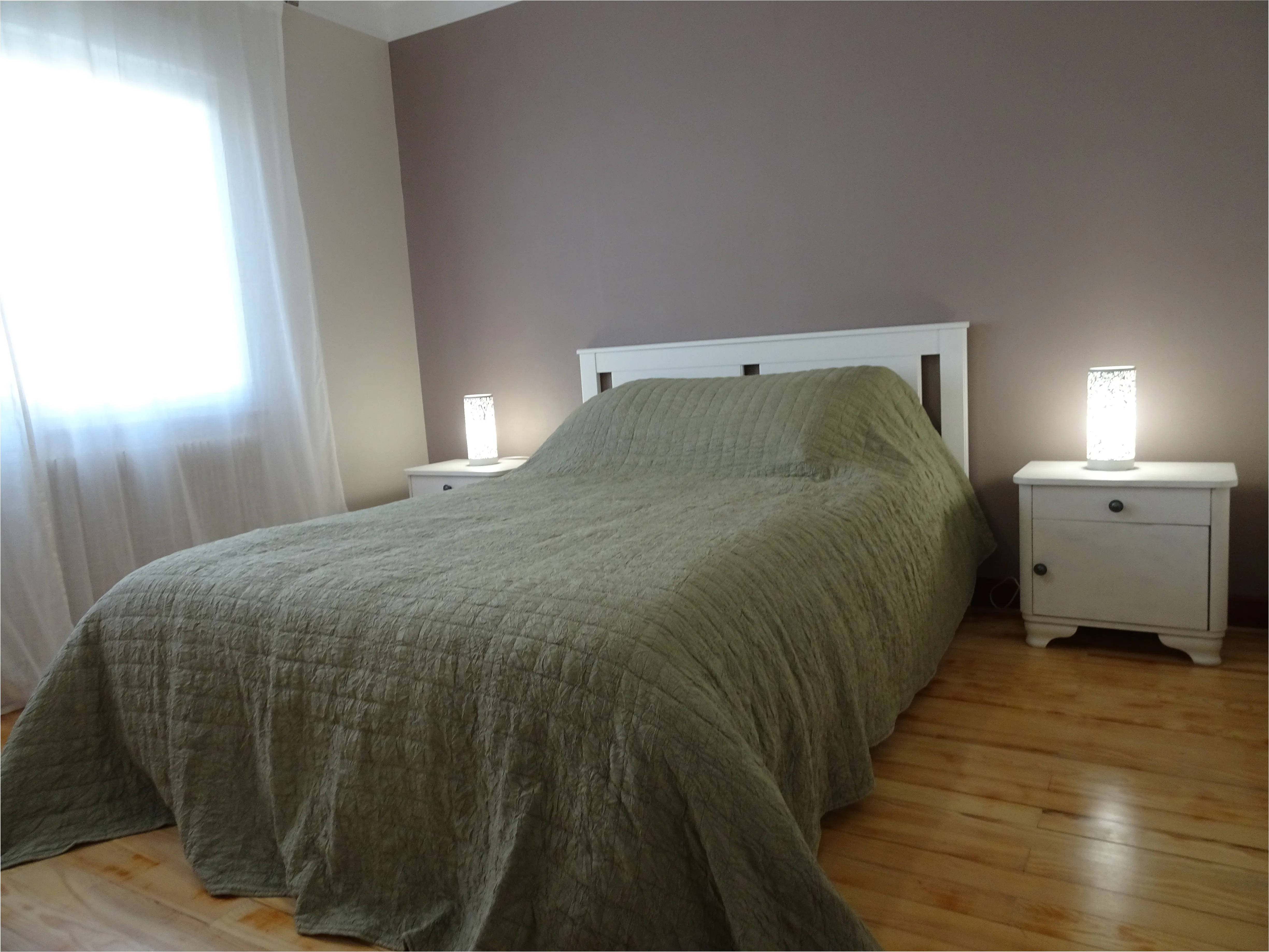 Bedroom 1 with double bed